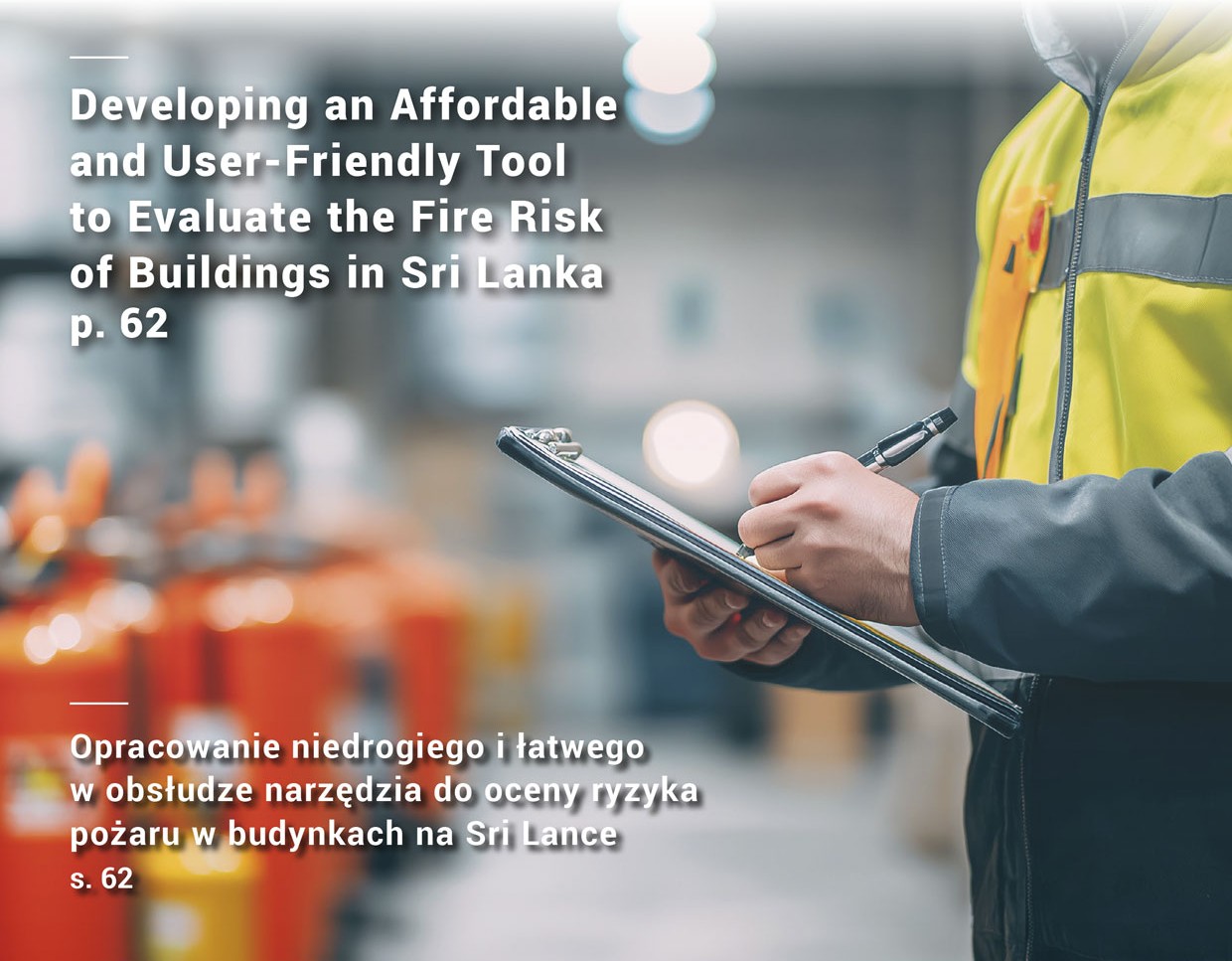 Nowy numer czasopisma Safety & Fire Technology