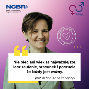 Prof. dr hab. Anna Rabajczyk Ambasadorką równości